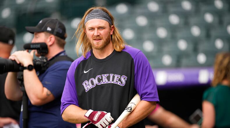 The Braves signed Taylor Motter Friday. (AP Photo/David Zalubowski)