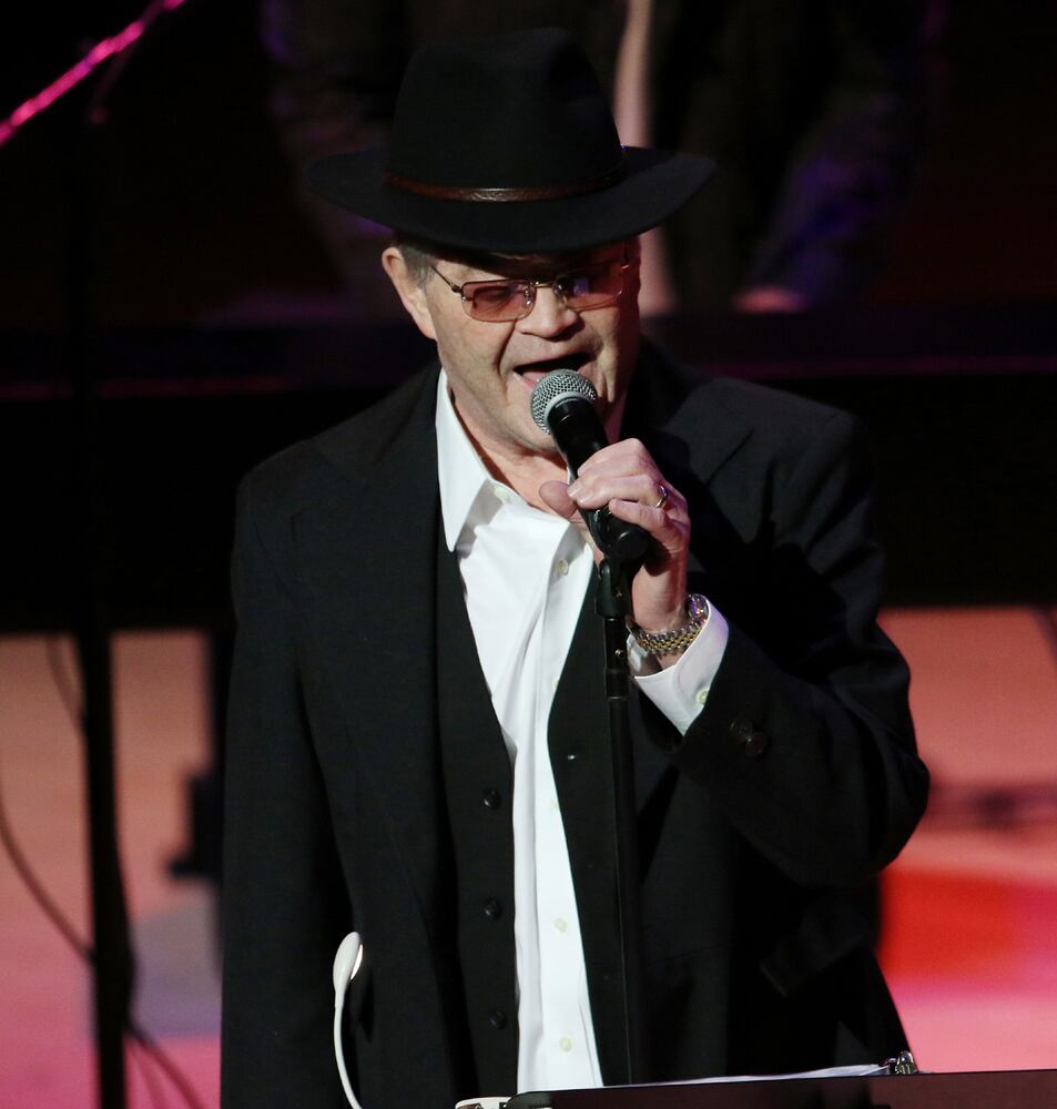 The Monkees Farewell Tour played to a sold-out Atlanta Symphony Hall on Friday, October 8, 2021. The two surviving members of the iconic '60s band, Micky Dolenz and Michael Nesmith, played most of their pop classics for their nostalgic fans. (Photo: Robb Cohen for The Atlanta Journal-Constitution)