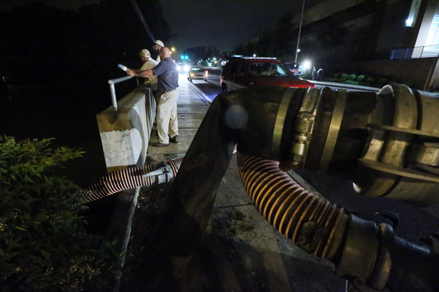 Heavy rain compromises dam