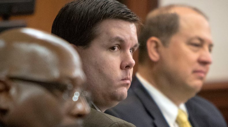 Justin Ross Harris listens to jury selection during his murder trial at the Glynn County Courthouse in Brunswick, Ga., Monday, Oct. 3, 2016. (AJC Photo/Stephen B. Morton)