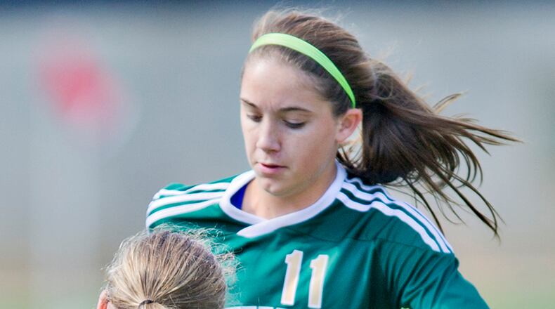 Grayson's Ella Stevens (11) will be playing at Duke University this fall. (Jonathan Phillips/Special to AJC)