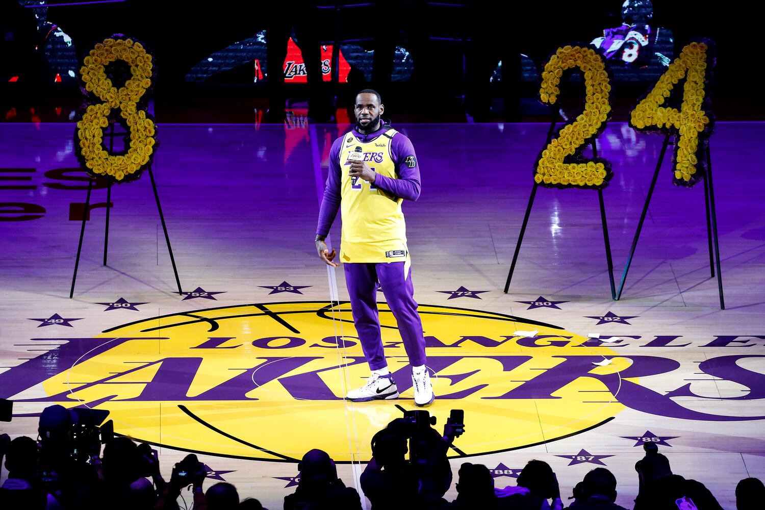 Photos: Lakers honor Kobe Bryant, play first game since his death