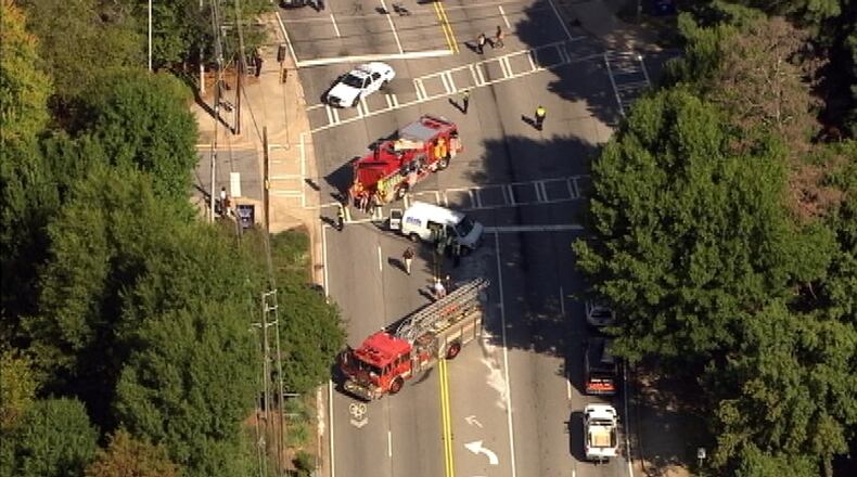 Two people were hospitalized after a wreck near Emory Tuesday.