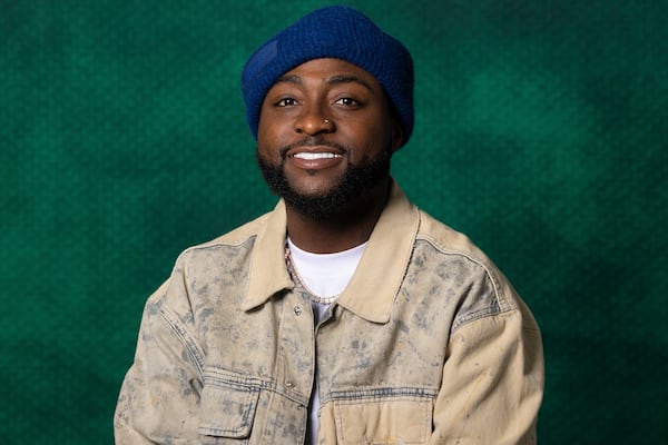 Davido poses for a portrait on Tuesday, April 1, 2025, in New York. (AP Photo/Gary Gerard Hamilton)