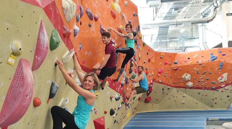 Stone Summit plans to open a third metro Atlanta location later this year in Midtown. It will be a bouldering-specific facility, similar to the style shown in this photo from the Kennesaw location.