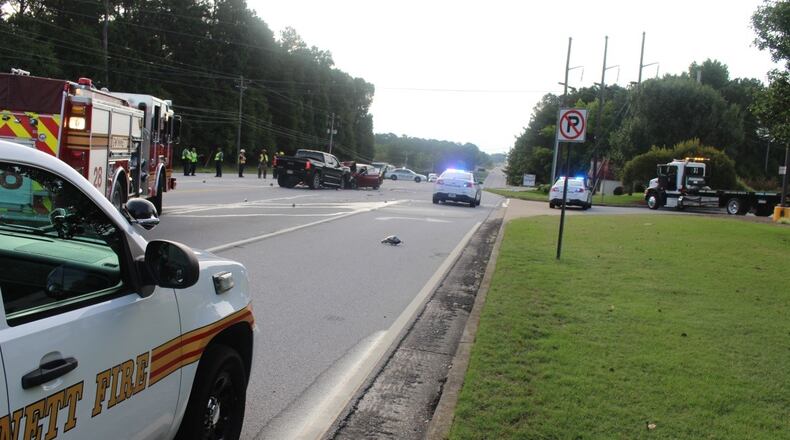 The deadly collision occured near the intersection of Atlanta Highway and Rosebud Road.