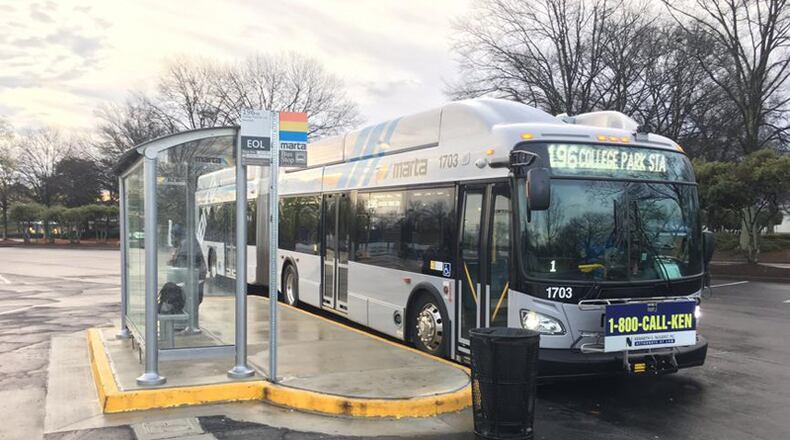 Sandy Springs is working with MARTA to execute a $7.8 million project to improve pedestrian transit access in the Roswell Road corridor. BRANDON FRANKLIN/AJC FILE