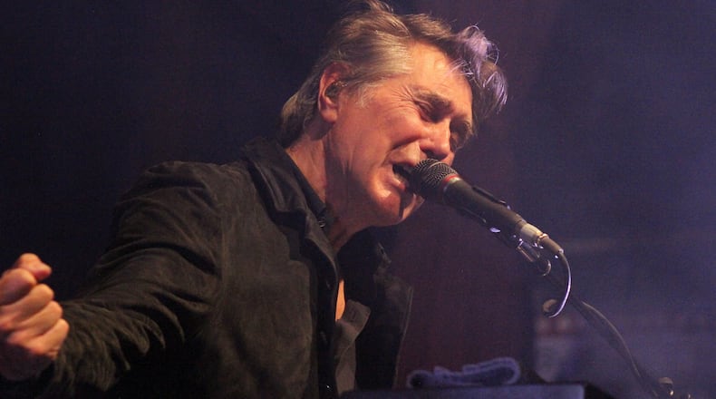 Bryan Ferry unleashes some passion at the Tabernacle on Tuesday. Photo: Melissa Ruggieri/AJC