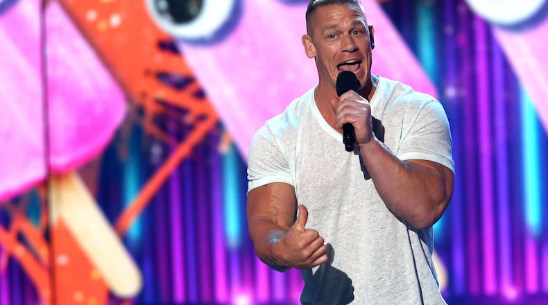 John Cena is in metro Atlanta right now shooting the comedy movie "Vacation Friends" with Lil Rel Howery.