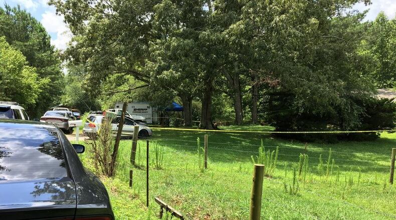 Authorities are at a home on the 200 block of Clay Wade Drive in Cherokee County. (Credit: Channel 2 Action News)