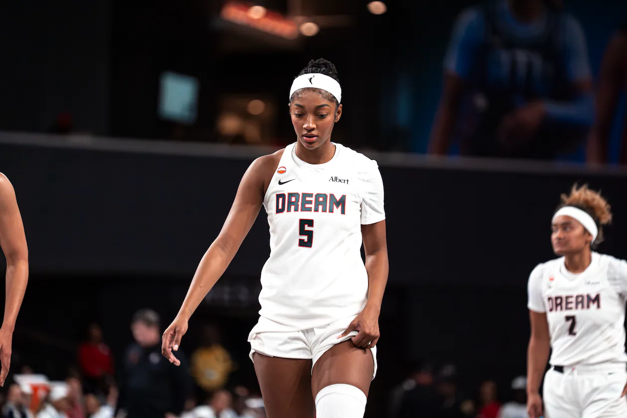 The Dream open their home schedule against the Las Vegas Aces on Sunday at State Farm Arena. And all eyes will be on Angel Reese as she joins Atlanta for her third year in the WNBA. (Courtesy Atlanta Dream)