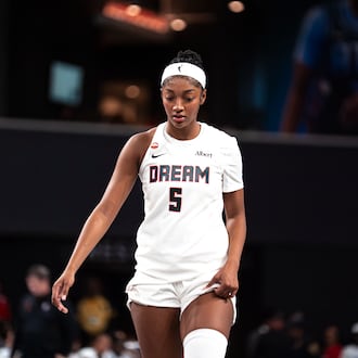 The Dream open their home schedule against the Las Vegas Aces on Sunday at State Farm Arena. And all eyes will be on Angel Reese as she joins Atlanta for her third year in the WNBA. (Courtesy Atlanta Dream)