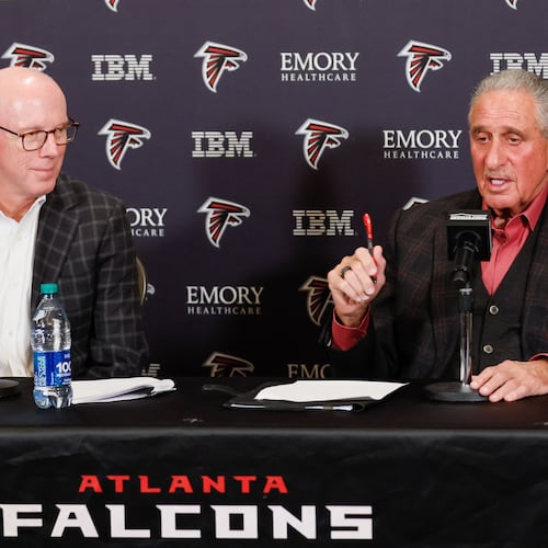 Falcons owner Arthur Blank will have some important decisions to make at both head coach and general manager after what is likely to be the eighth consecutive losing season. (Miguel Martinez/AJC)