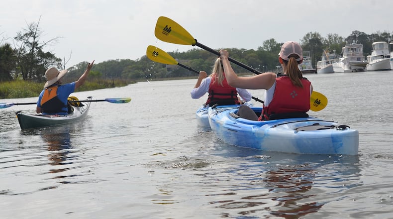 Amelia Island Kayak Excursions offers guided tours of Egan’s Creek, an estuary on the north end of Amelia Island, Florida. Contributed by Wesley K.H. Teo