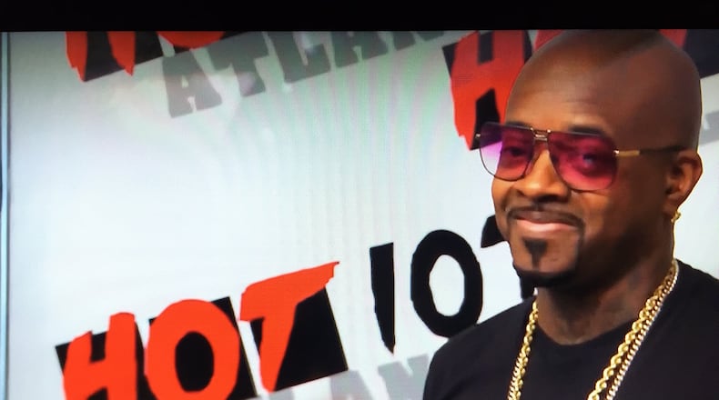 Jermaine Dupri at Hot 107.9 studios in June while taping the second season of Lifetime's "The Rap Game." CREDIT: Lifetime screen shot