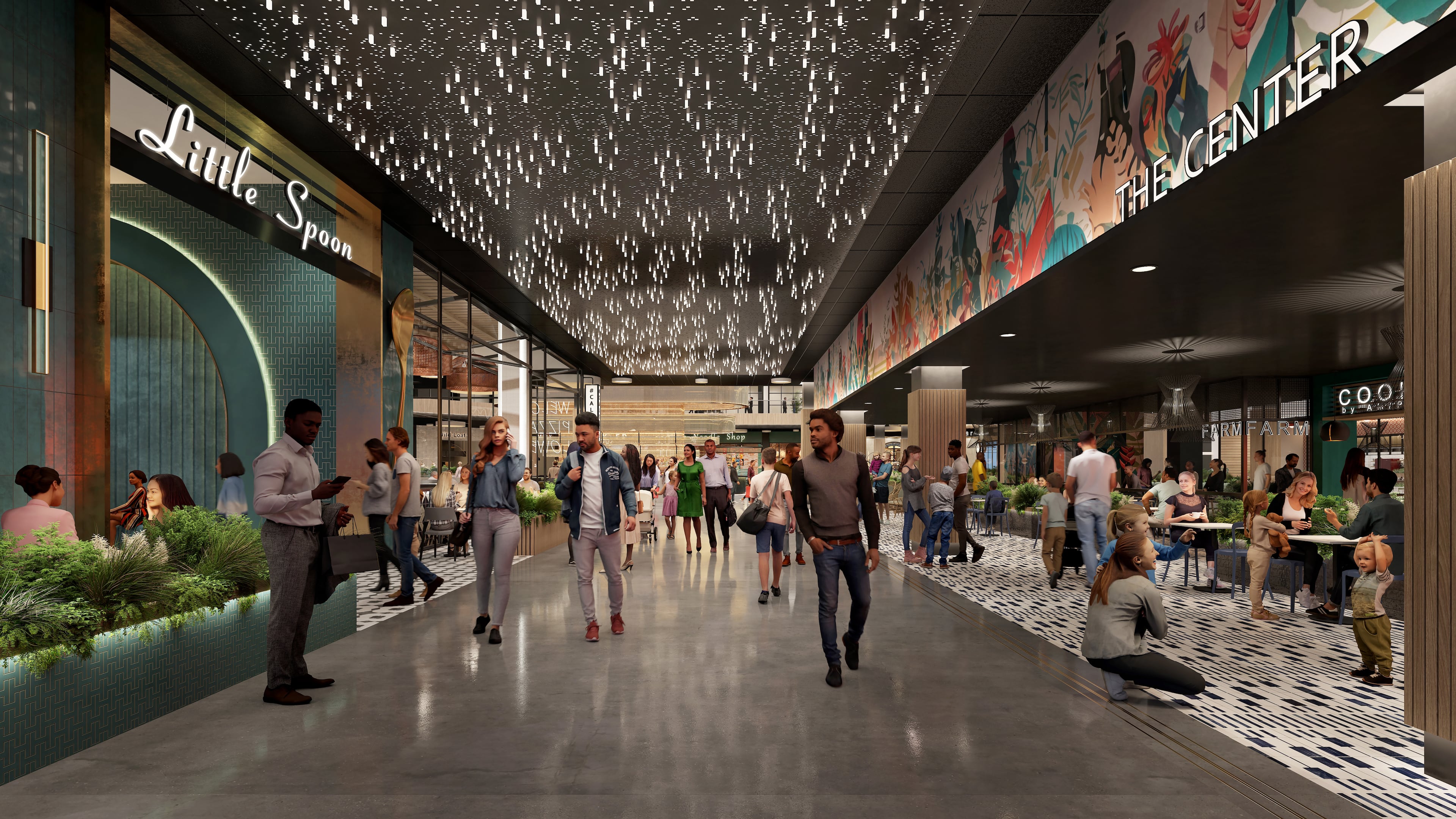 Atlanta-based architecture and interior design firm TVS released new renderings of the planned redevelopment of downtown's CNN Center, which is just called "The Center." (Courtesy TVS)