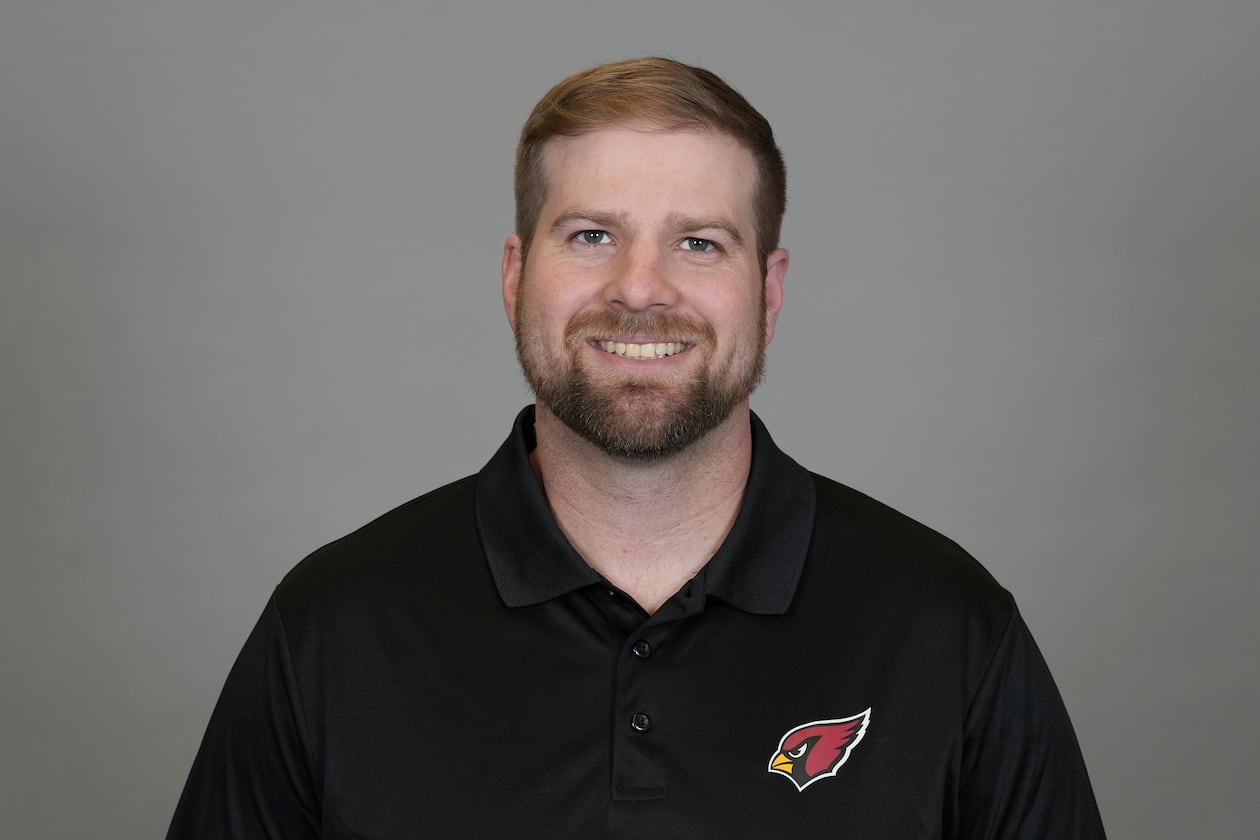 Patrick Toney, former defense backs coach for the Arizona Cardinals, took a chance and ended up with the Falcons. (AP Photo)