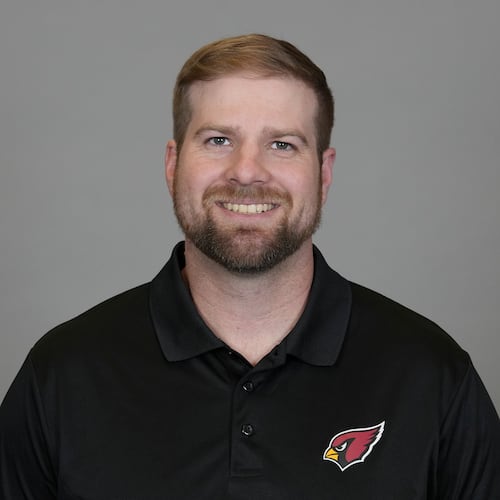 Patrick Toney, former defense backs coach for the Arizona Cardinals, took a chance and ended up with the Falcons. (AP Photo)