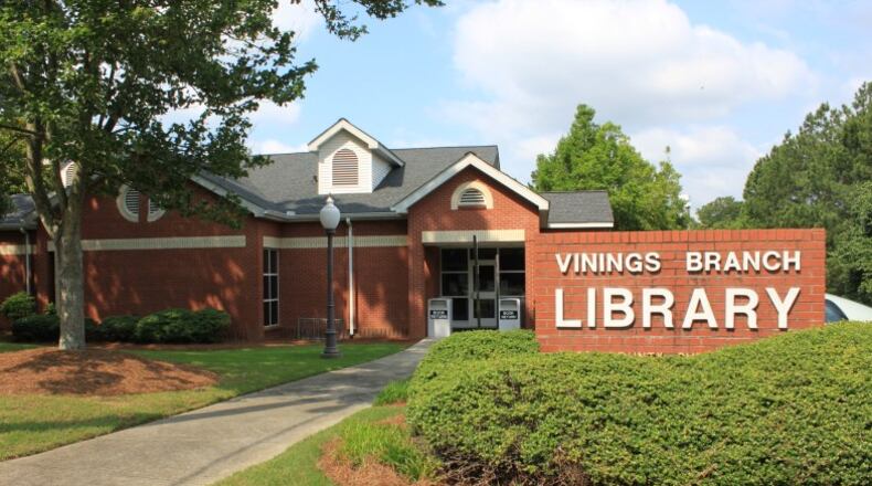 Vinings Library will be closed May 24-28 for renovations. Courtesy of Cobb County
