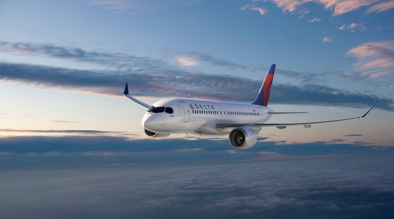 CS100 rendering. Source: Delta Air Lines.