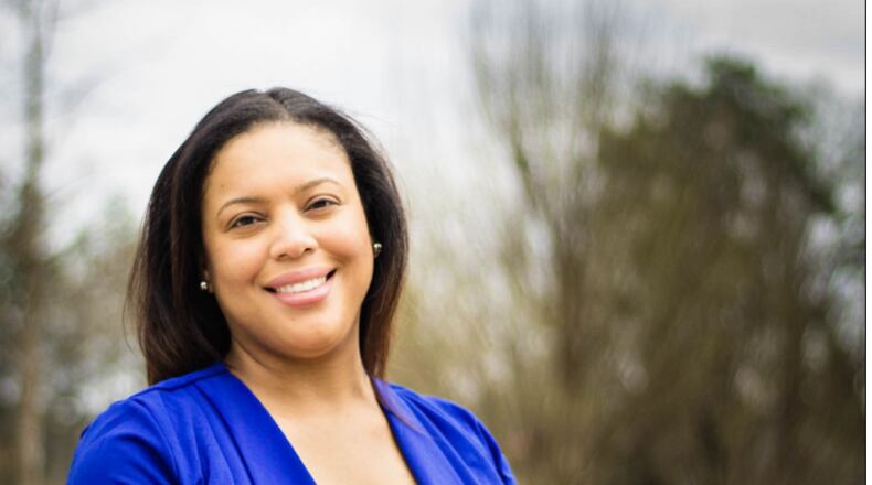 Charisse Davis pulled off a come-from-behind victory in a Cobb school board race.