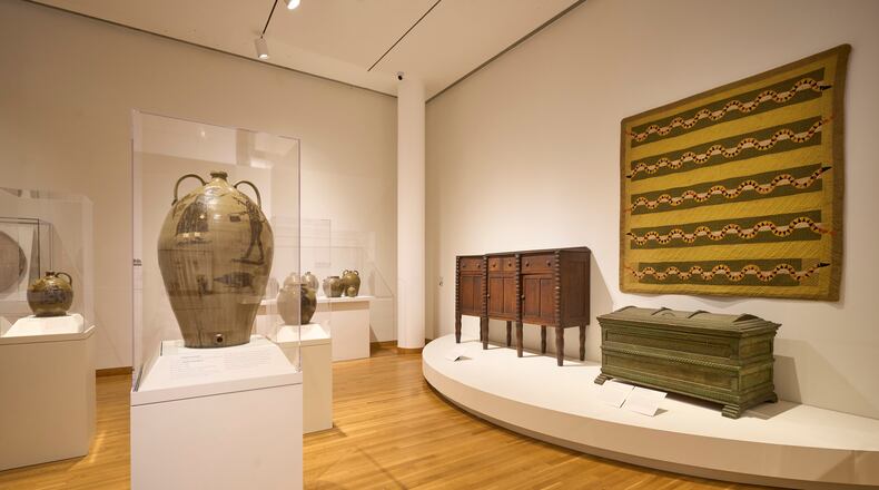An installation photo from "Hear Me Now: The Black Potters of Old Edgefield, South Carolina," on view at the High Museum of Art through May 12.