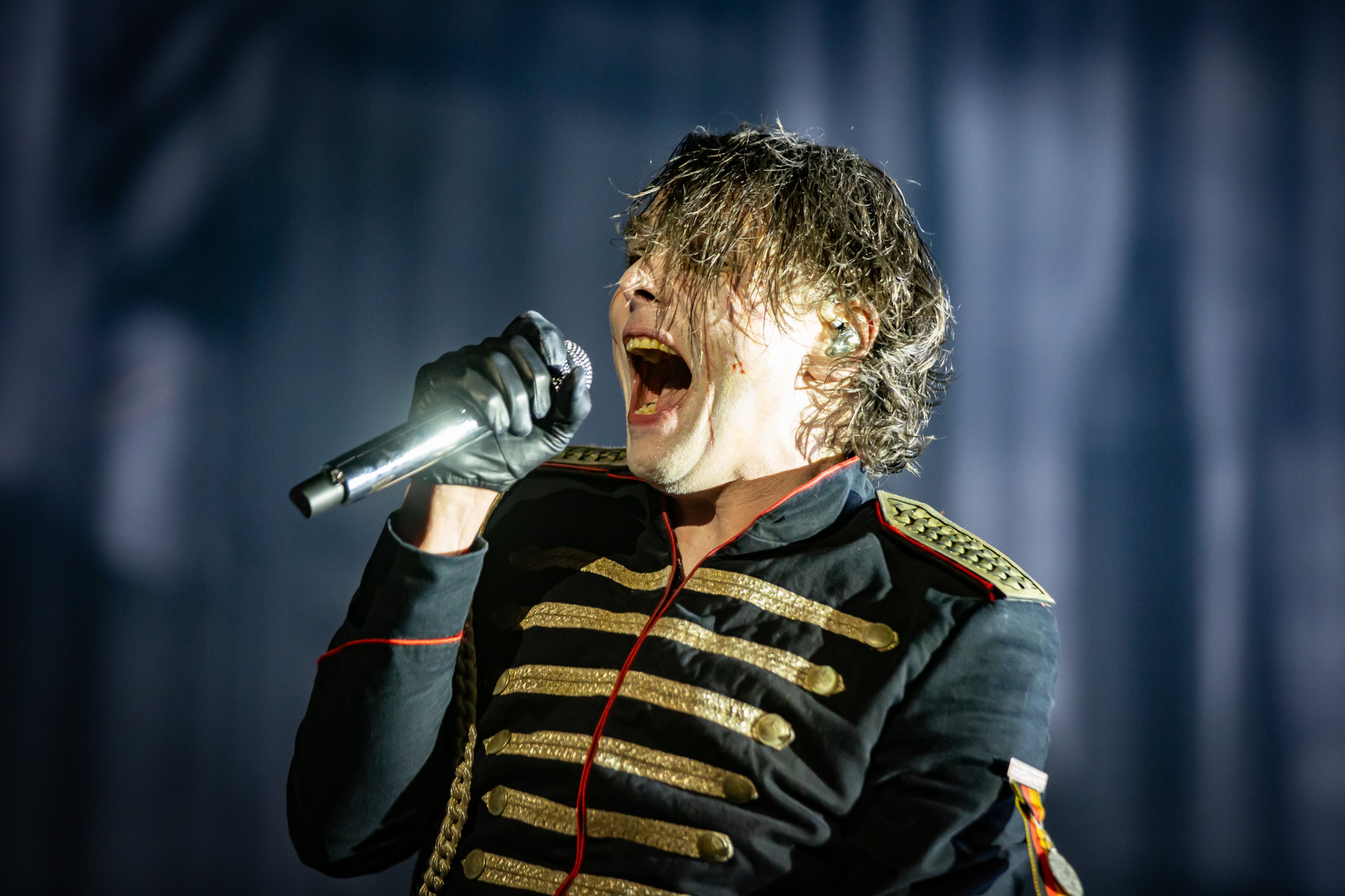 68cd79a7c9b7fb3bf5168014 Atlanta, Ga: Easily the biggest draw of the festival, My Chemical Romance, brought a theatrical stage show and played the entire Black Parade album. Fans came by the droves in costume to participate along with the band! Photo taken Saturday, September 20, 2025 at Piedmont Park. AAJC 092025 Shaky Knees Day 2 (RYAN FLEISHER FOR THE ATLANTA JOURNAL-CONSTITUTION)