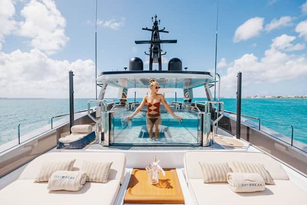 Werley is currently working on board “Daybreak,” a 52-meter superyacht built by Italian shipyard Baglietto, and is sailing through the Mediterranean. (Courtesy of Adair Werley)