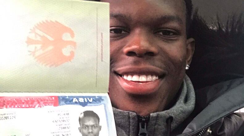 Dennis Schroder posted this picture on social media Thursday morning.