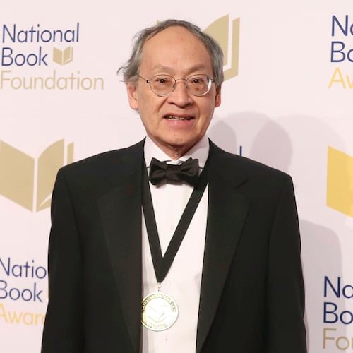 FILE - Arthur Sze attends the 70th National Book Awards ceremony on Nov. 20, 2019, in New York. (Photo by Greg Allen/Invision/AP, File)