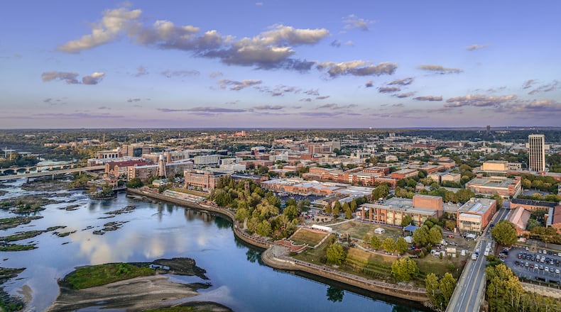 Columbus, Georgia, the second-largest city in the state by population, sits on the Chattahoochee River.