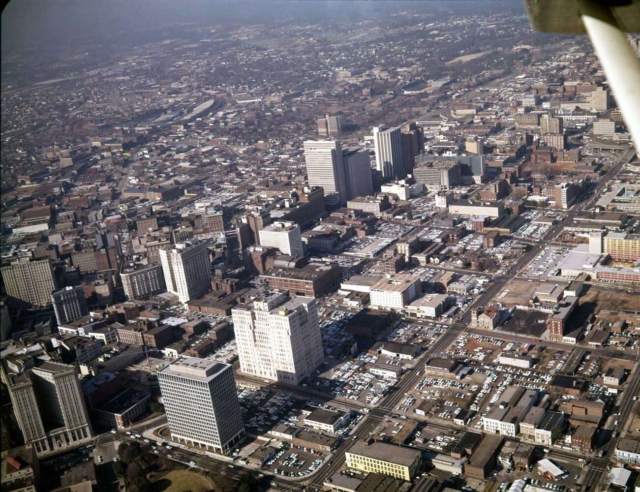 Atlanta from the air, 1965