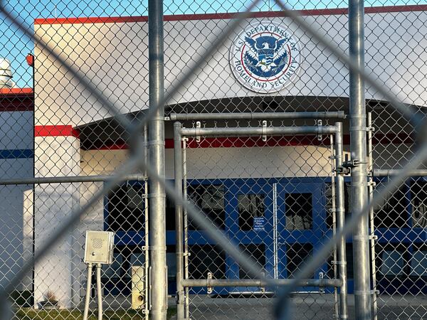 The Department of Homeland Security’s ICE detention facility is shown in Jena, La., on Friday, March 21, 2025. (AP Photo/Stephen Smith)