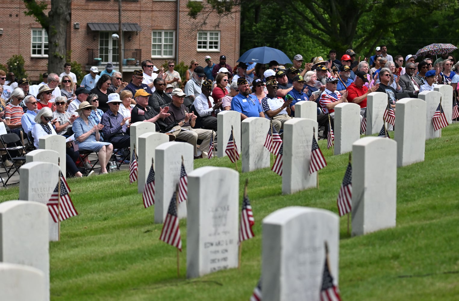 Memorial Day ceremony held at national cemetery in Marietta
