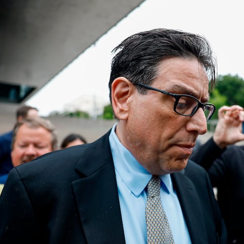 Erik Fleming departs federal court in Los Angeles after being sentenced in connection with the ketamine overdose death of actor Matthew Perry, on Wednesday, May 13, 2026, in Los Angeles. (AP Photo/Caroline Brehman)