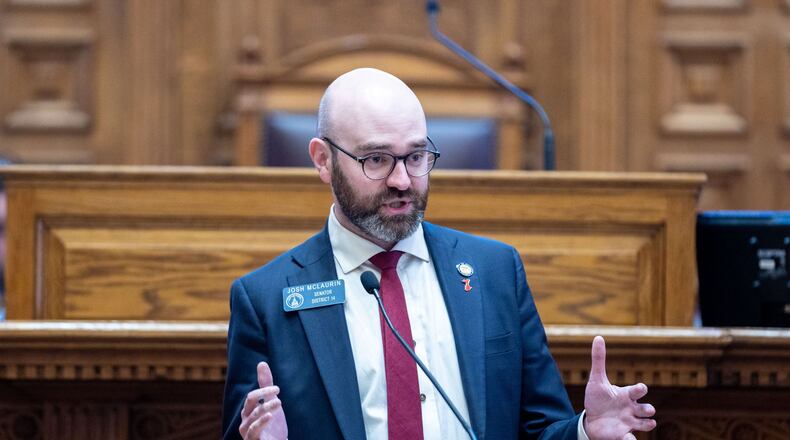 State Sen. Josh McLaurin, D-Sandy Springs, was once a college roommate of U.S. Sen. J.D. Vance, an Ohio Republican.