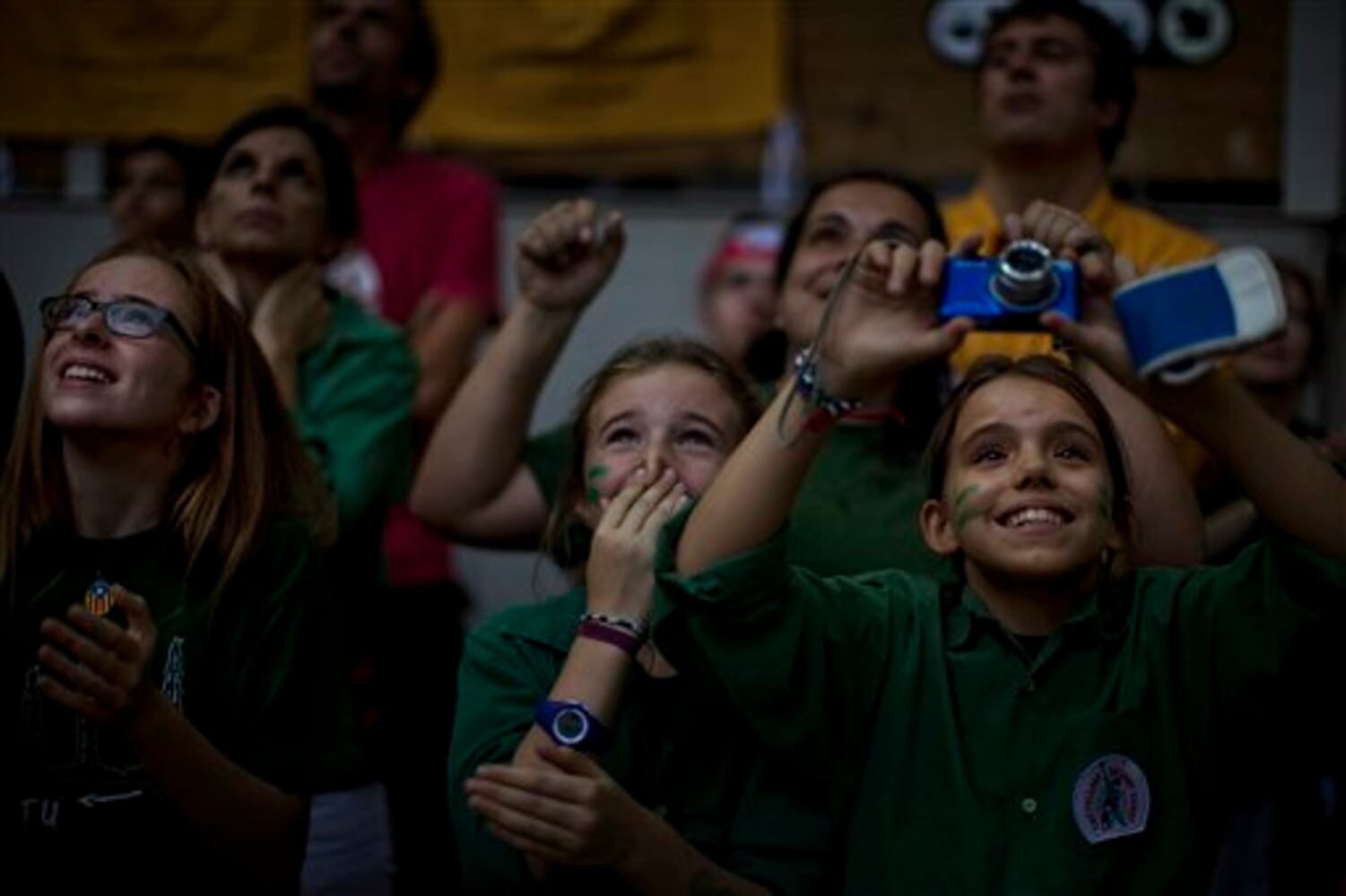 Spain Human Tower