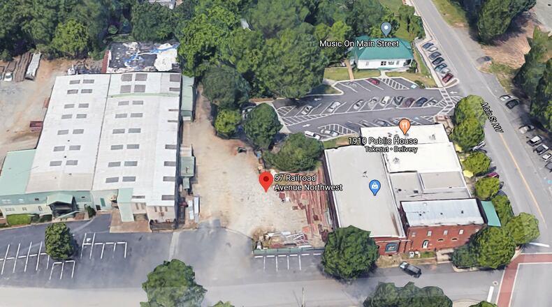 Lilburn recently approved a resolution to provide $1.6 million, plus closing costs to the Lilburn DDA for the purchase of 57 Railroad Avenue. (Google Maps)