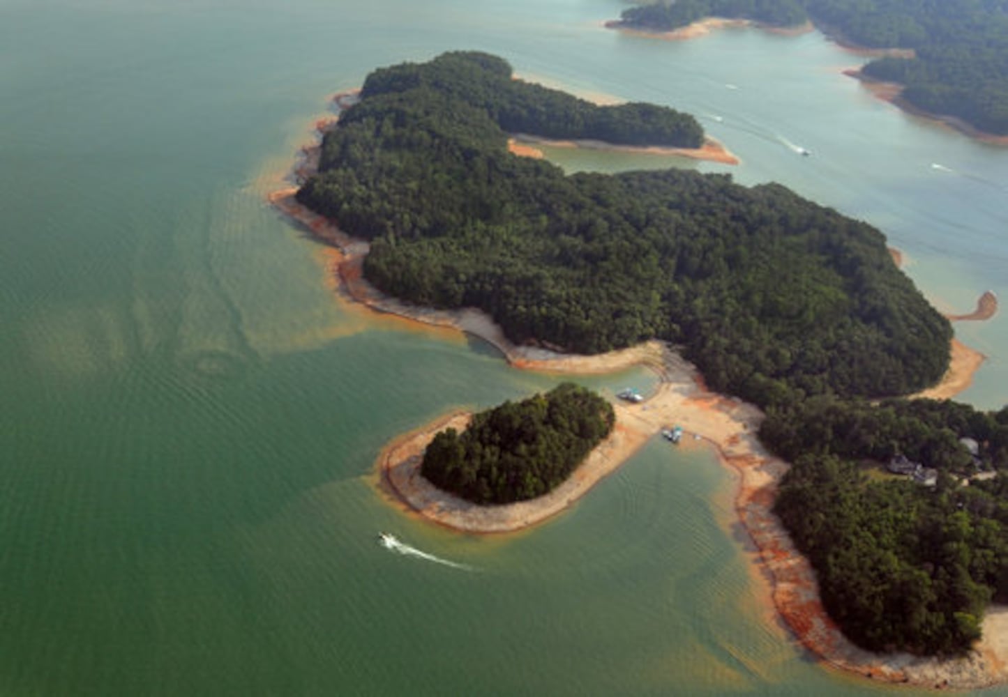 A shallow Lake Lanier can be hazardous
