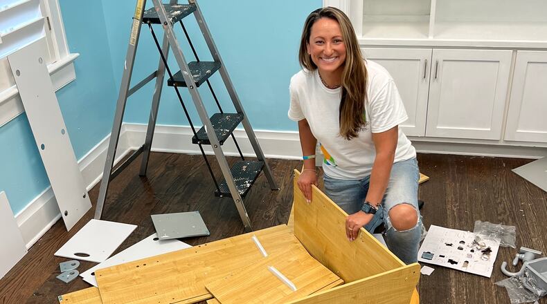 A violence survivor herself, Tonya Lowmon is a hands-on volunteer with the Partnership Against Domestic Violence.