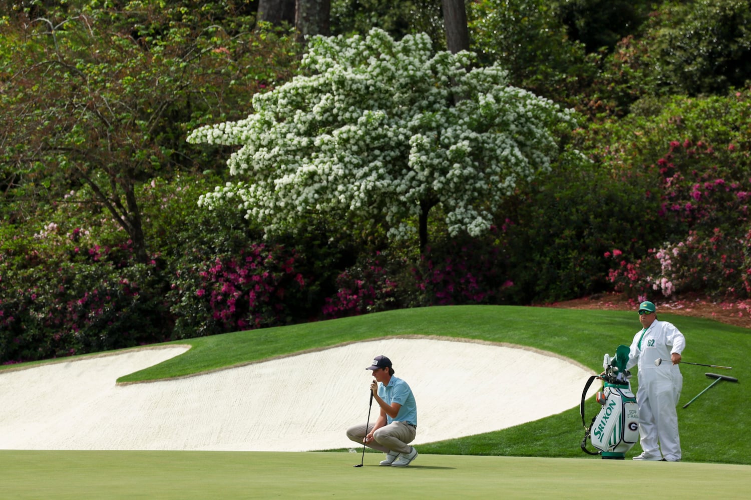 Masters practice round Tuesday