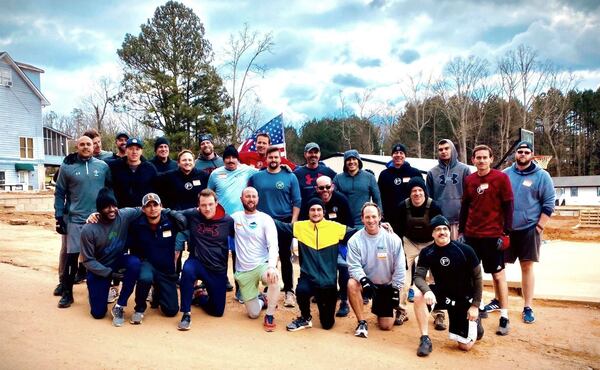 The faith component of F3 is of service to others. F3 Alpha recently partnered with men's recovery center, No Longer Bound, for a workout.