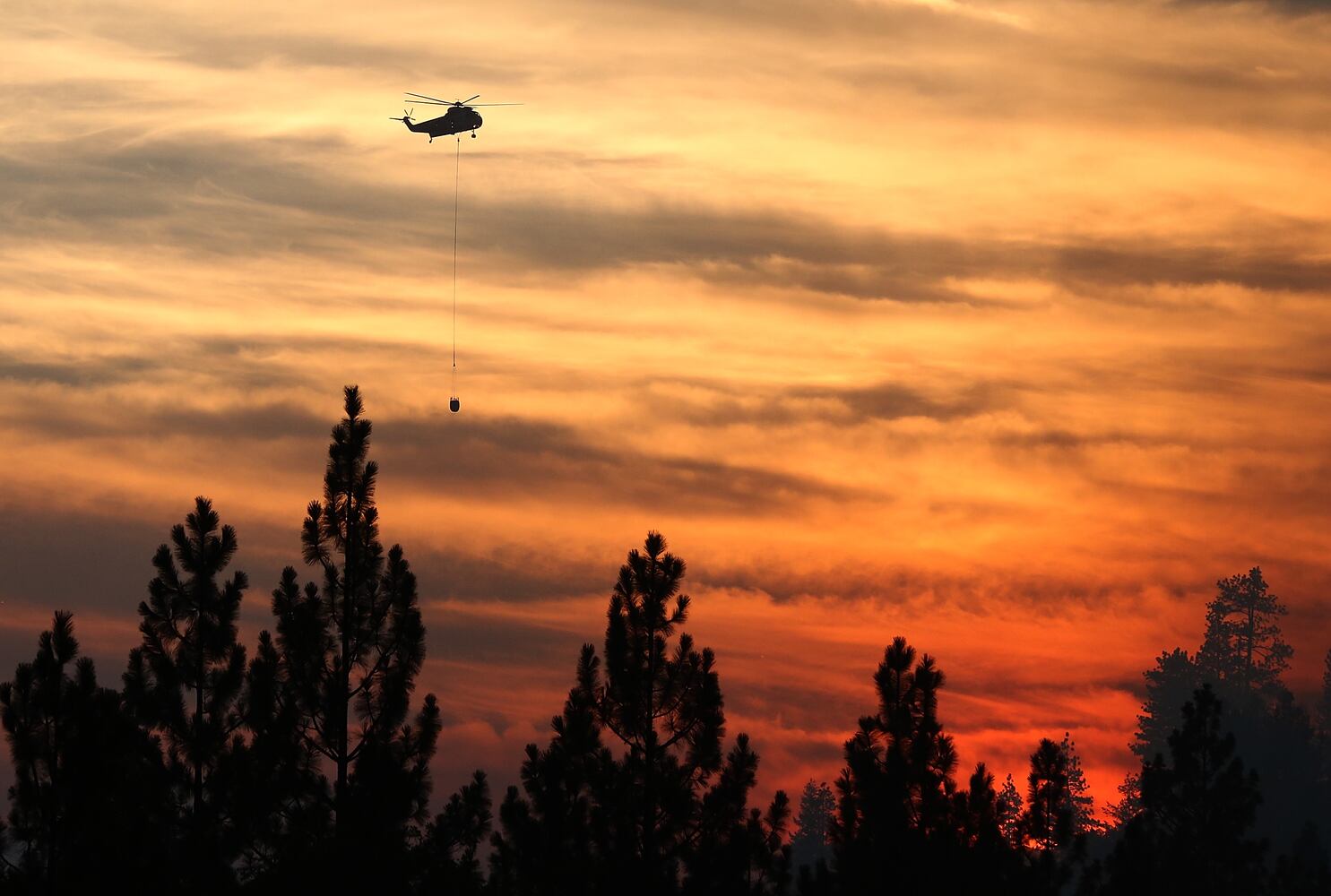 IMAGES: Dramatic 24 hours on Rim Fire line