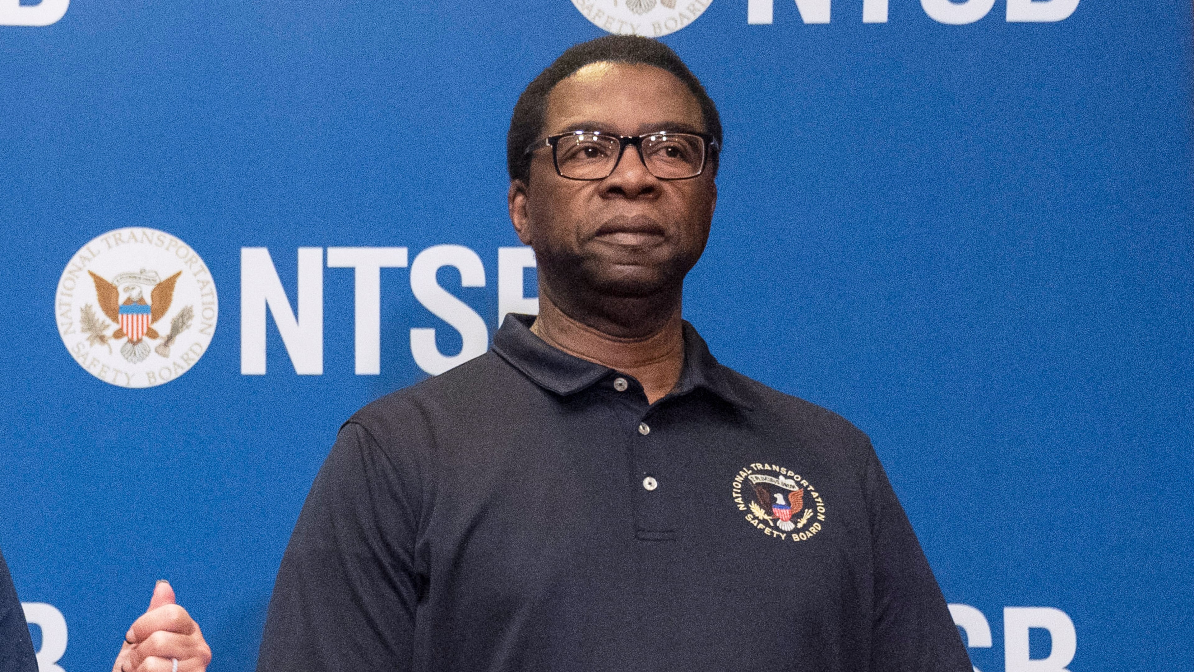 FILE - National Transportation Safety Board member Alvin Brown participates in a news conference, March 27, 2024, in Linthicum Heights, Md. (AP Photo/Alex Brandon, File)