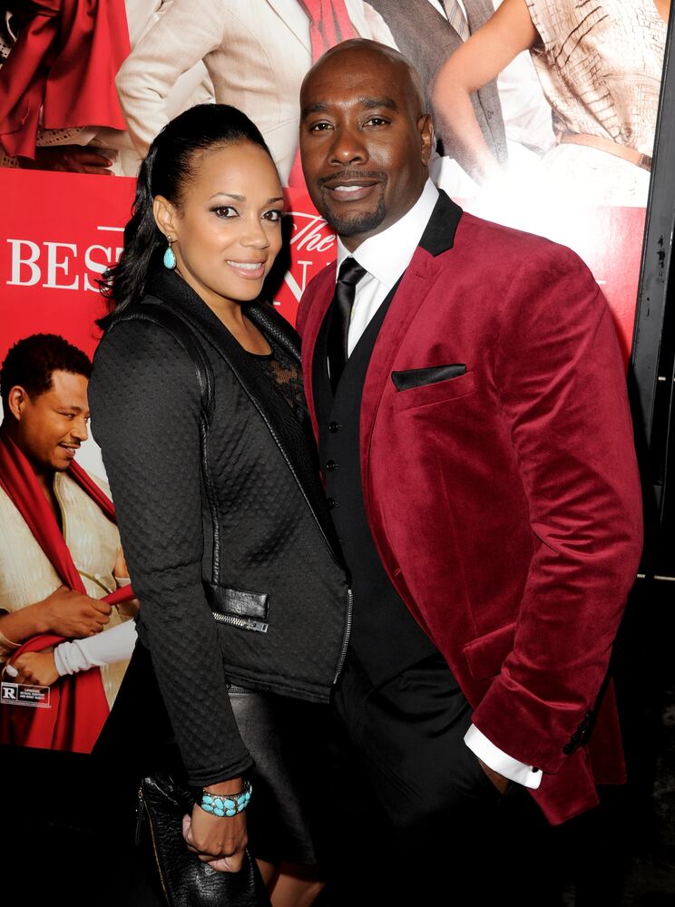 Morris Chestnut and wife Pam