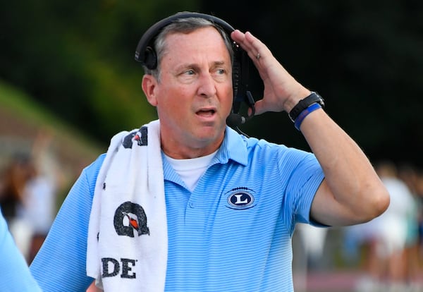 With only a handful of major Division I signees in his time, Mike Muschamp has put Lovett in the playoffs in all 20 of his seasons. (Courtesy of John Amis)