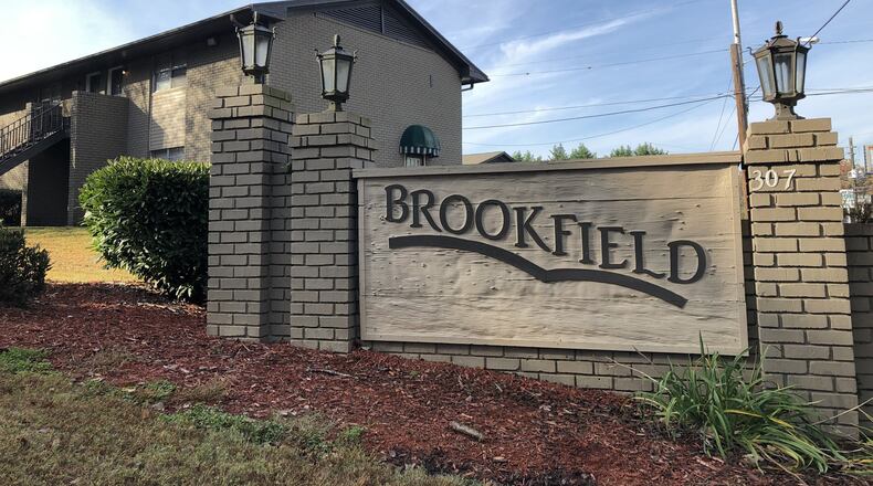 Brookfield Apartments in East Point had one of the town’s highest numbers of 9-1-1 calls even though it was one of its smaller complexes. WILLOUGHBY MARIANO/wmariano@ajc.com