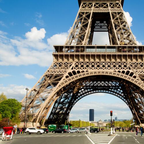 That landmark in Paris.