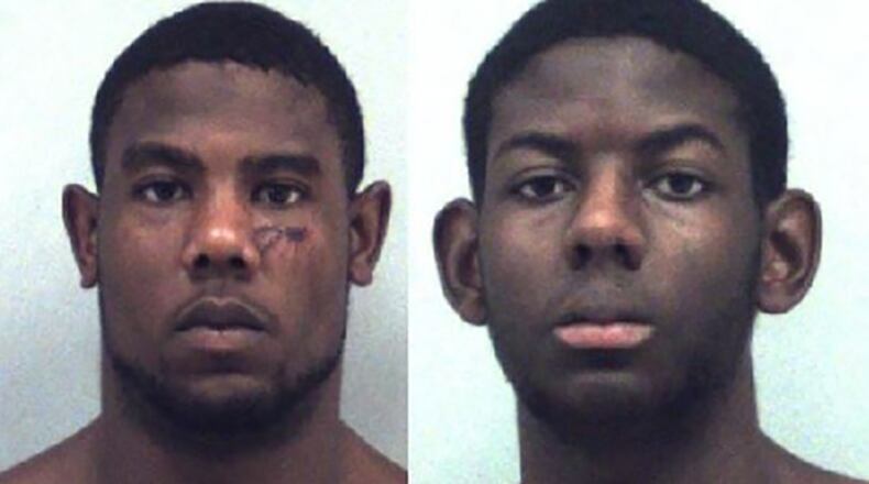 Christopher and Cameron Ervin, 22 and 17, respectively, were arrested Sept. 5, 2015, and charged with aggravated assault and arson. (Credit: Gwinnett County Sheriff s Office)