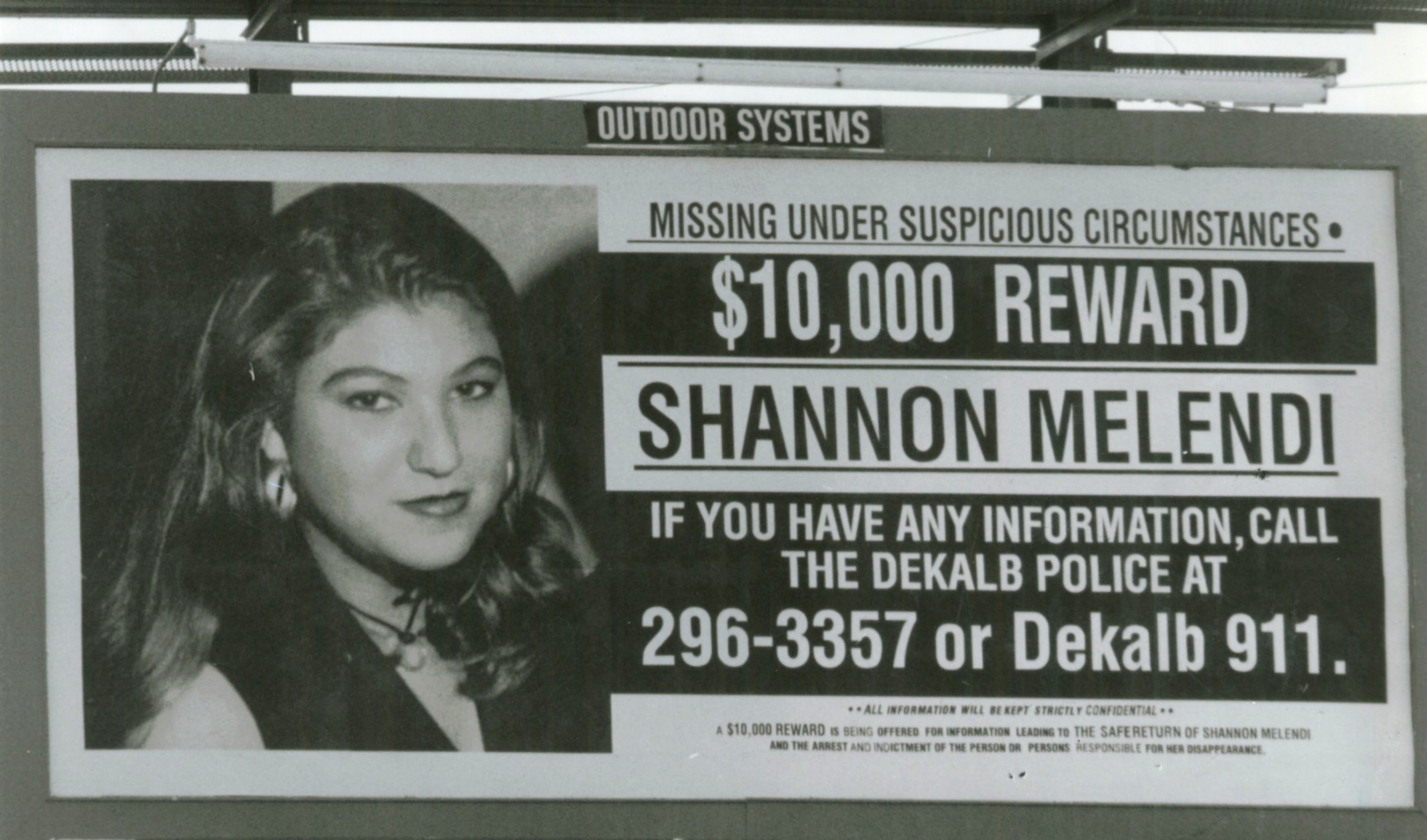 Emory University student Shannon Melendi appeared on Atlanta billboards after her disappearance in March 1994. (AJC file)